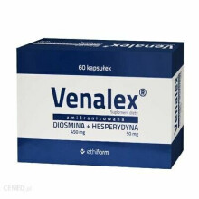 VENALEX 60 CAPS  DIOSMIN & HESPERIDIN VARICOSE HEMORRHOIDS DETRALEX