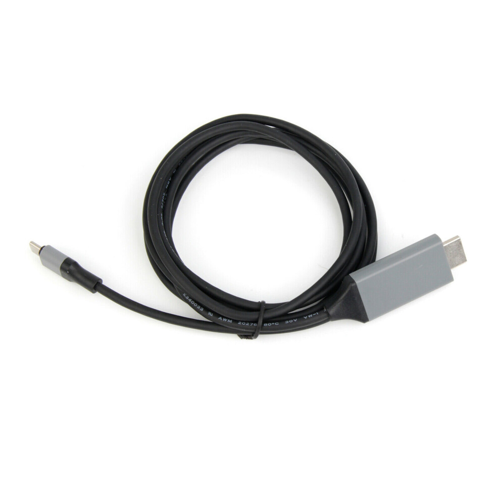 ( Type-C To Hdmi Cable) Type C To Usb-C 4K Hdmi Usb 3.0 3 In 1 Hub Adapter Cable For Apple Macbook Mac Black 7032551618390