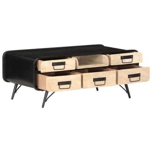 vidaXL Solid Mango Wood Coffee Table Living Room Furniture Accent Side Table 1
