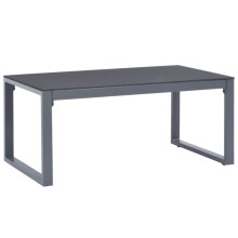 vidaXL Coffee Table Aluminium Practical Decorative Accent Side End Furniture
