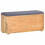 vidaXL Solid Mango Wood Hall Bench Storage Bench Shoe Cabinet Entryway Bench 5