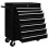 vidaXL Workshop Tool Trolley with 7 Drawers Black Garage Tool Storage Cabinet 3