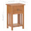 vidaXL Solid Oak Wood Magazine Table with Drawer - Compact Rustic Storage Side Table with Shelf (35x27x55 cm) 9