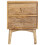 VidaXL vidaXL Solid Mango Wood Bedside Cabinet Nightstand Side Cabinet Bed Cabinet 3