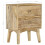 VidaXL vidaXL Solid Mango Wood Bedside Cabinet Nightstand Side Cabinet Bed Cabinet 7