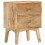 VidaXL vidaXL Solid Mango Wood Bedside Cabinet Nightstand Side Cabinet Bed Cabinet 8