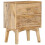 VidaXL vidaXL Solid Mango Wood Bedside Cabinet Nightstand Side Cabinet Bed Cabinet 1
