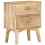 VidaXL vidaXL Solid Mango Wood Bedside Cabinet Nightstand Side Cabinet Bed Cabinet 11