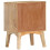 VidaXL vidaXL Solid Mango Wood Bedside Cabinet Nightstand Side Cabinet Bed Cabinet 5