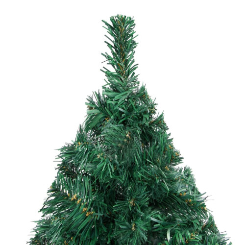 VidaXL vidaXL Artificial Christmas Tree with Thick Branches Green 210cm PVC Decor 1