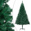 VidaXL vidaXL Artificial Christmas Tree with Thick Branches Green 210cm PVC Decor 1