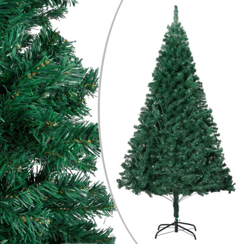 VidaXL vidaXL Artificial Christmas Tree with Thick Branches Green 210cm PVC Decor