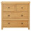 vidaXL Kommode 80x35x75 cm Massivholz Eiche 4