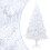 vidaXL Artificial Christmas Tree with Thick Branches White 240cm PVC Decor 1