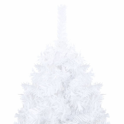 vidaXL Artificial Christmas Tree with Thick Branches White 240cm PVC Decor 2