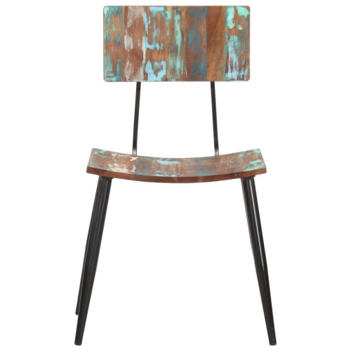 VidaXL vidaXL 6x Dining Chairs Solid Reclaimed Wood Wooden Kitchen Dinner Side Seats 2