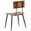 VidaXL vidaXL 4x Dining Chairs Solid Reclaimed Wood Wooden Kitchen Dinner Side Seats 5