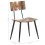 VidaXL vidaXL 4x Dining Chairs Solid Reclaimed Wood Wooden Kitchen Dinner Side Seats 9