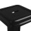 VidaXL vidaXL 2x Bar Stools Stackable Black Metal Kitchen Chairs High Counter Seats 4