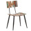 VidaXL vidaXL 4x Dining Chairs Solid Reclaimed Wood Wooden Kitchen Dinner Side Seats 2