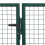 VidaXL vidaXL Gartentor aus Stahl 350 x 100 cm Grün 3