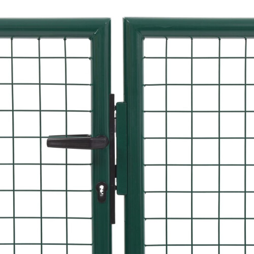 VidaXL vidaXL Gartentor aus Stahl 350 x 100 cm Grün 2