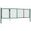 VidaXL vidaXL Gartentor aus Stahl 350 x 100 cm Grün 2