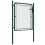VidaXL Garden Gate Steel 100x75 cm Green 2