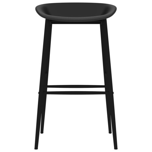 vidaXL Barhocker 4 Stk. Schwarz 2