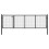 VidaXL vidaXL Gartentor aus Stahl 350 x 75 cm Anthrazit 1