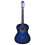 vidaXL Classical Guitar 4/4 39" Blue Bag Beginner String Music Instrument 3