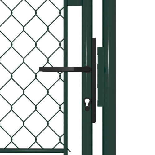 VidaXL vidaXL Gartentor aus Stahl 100 x 175 cm Grün 2