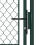 VidaXL vidaXL Gartentor aus Stahl 100 x 125 cm Grün 3