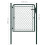 VidaXL vidaXL Gartentor aus Stahl 100 x 100 cm Grün 4