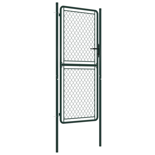 VidaXL vidaXL Gartentor aus Stahl 100 x 175 cm Grün 1