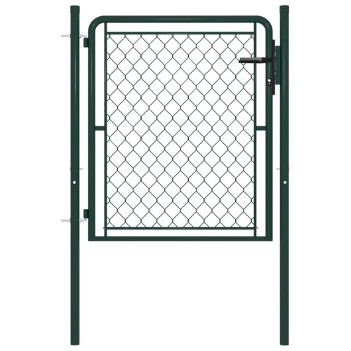 VidaXL vidaXL Gartentor aus Stahl 100 x 100 cm Grün