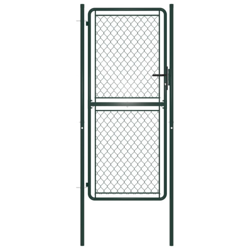 VidaXL vidaXL Gartentor aus Stahl 100 x 175 cm Grün