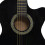 vidaXL Western Guitar Set 12 Piece with Equalizer and 6 Strings Black Guitar 10