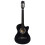 vidaXL Western Classical Guitar Set 12 Piece with 6 Strings Black 38" Guitar 7