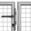 VidaXL Garden Gate Galvanised Steel 306x250 cm Silver 4