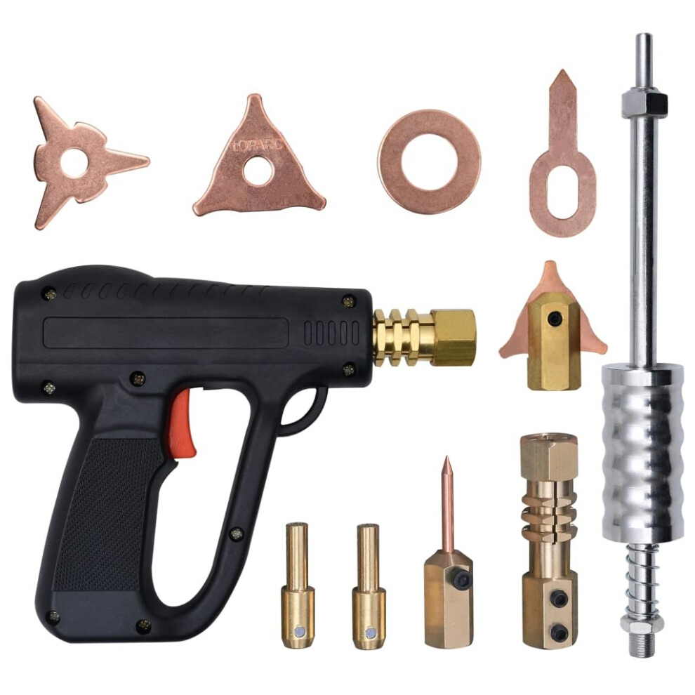 Vidaxl Dent Puller Welder Kit 20 Piece Paintless Spot Welding Spotter Tool Set 8719883994352