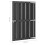 VidaXL vidaXL Gartentor WPC 100 x 150 cm Grau 6