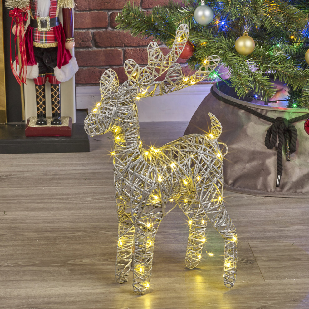 Urbn Living () Up Led Christmas Reindeer Stags Silver/Light