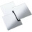 3pk Anika Home Large Square Self-Adhesive Mirror Set 2