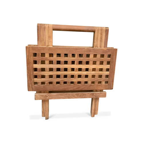 Teak Garden Furniture Folding Picnic Table 1