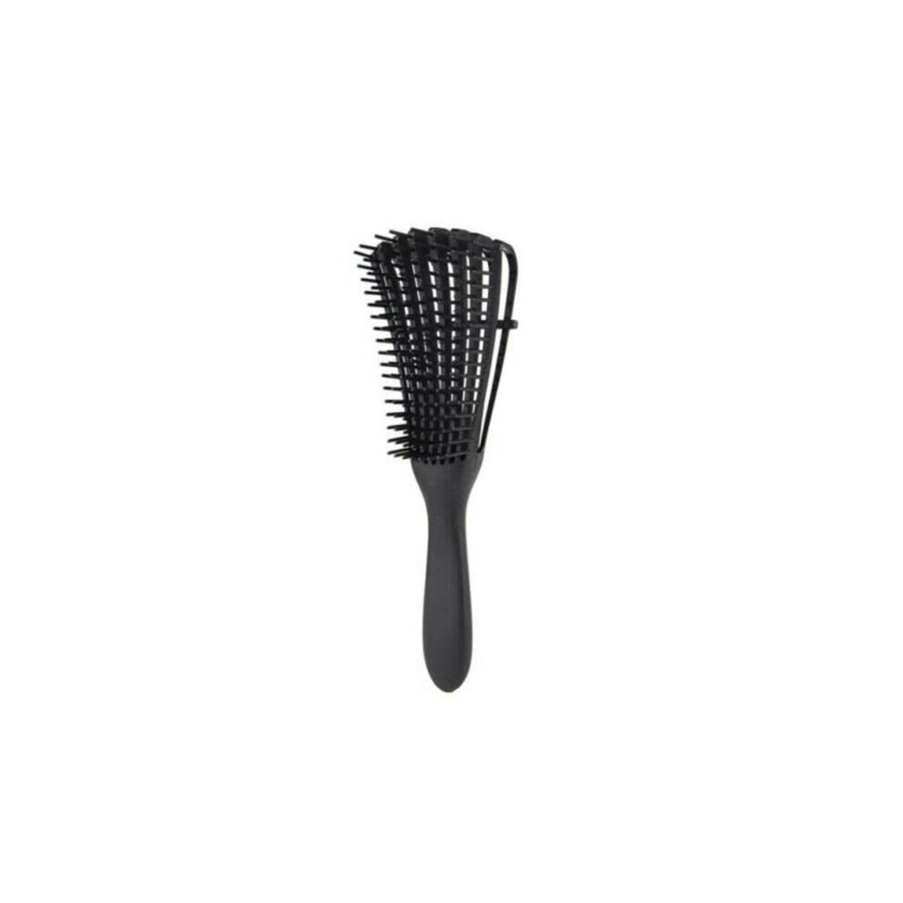 Black (Black) Anti-Static Detangler Hairbrush