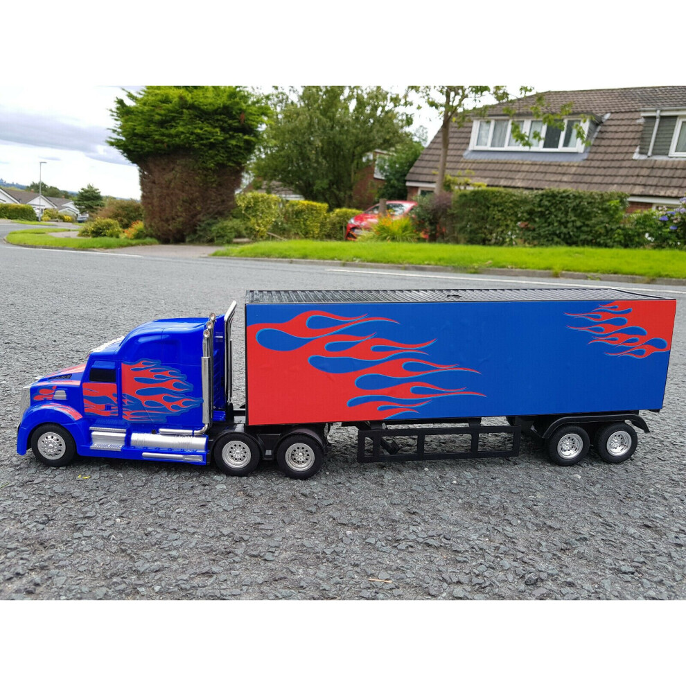 Sammar Gifts Large American Bird Flame Container Truck Lorry 57Cml Radio Rc Car