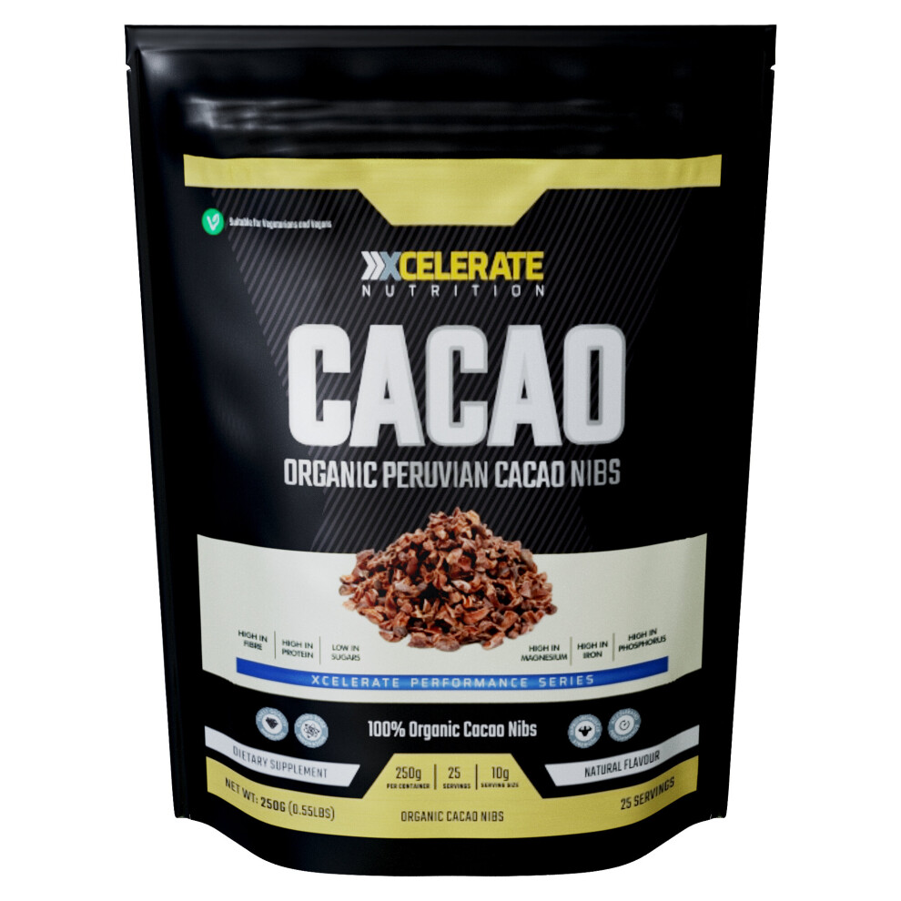 Xcelerate Nutrition Cacao Nibs - 250g