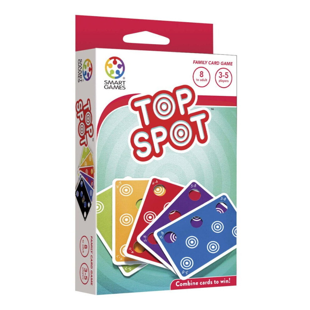 SmartGames Top Spot Multi-Player Card Game For Ages 6 and Above