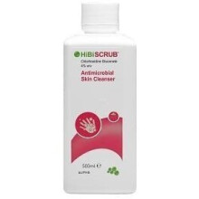 HiBiSCRUB Antimicrobial Skin Cleanser 500ml x 3 Pack